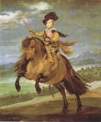 Diego Velazquez Prince Baltasar Carlos on Horseback (df01)